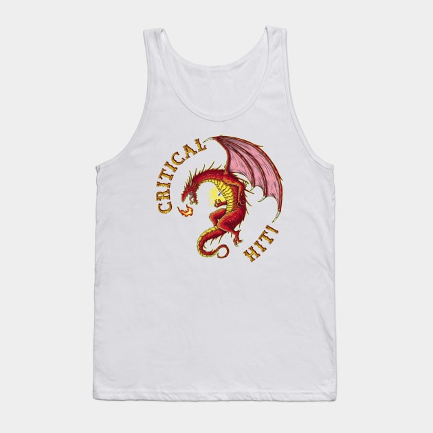 CRITICAL HIT! Tank Top by Firebrander